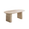 Masa dining Geneva, MDF, aspect travertin, bej, L.180 cm, MIFU000148-BG