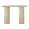 Consola Geneva, MDF, aspect travertin, bej, L.120 cm, MIFU000149-BG