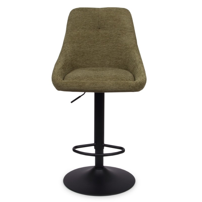 Scaun bar ajustabil Sines, metal, poliester, verde, H.118 cm, MIFU000154-LM