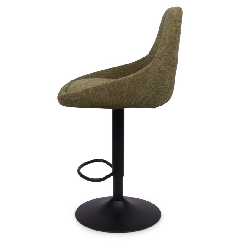 Scaun bar ajustabil Sines, metal, poliester, verde, H.118 cm, MIFU000154-LM
