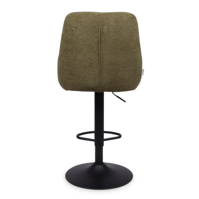 Scaun bar ajustabil Sines, metal, poliester, verde, H.118 cm, MIFU000154-LM