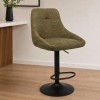 Scaun bar ajustabil Sines, metal, poliester, verde, H.118 cm, MIFU000154-LM