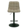 Scaun bar ajustabil Luzia, metal, poliester, maro, H.117 cm, MIFU000156-MRM