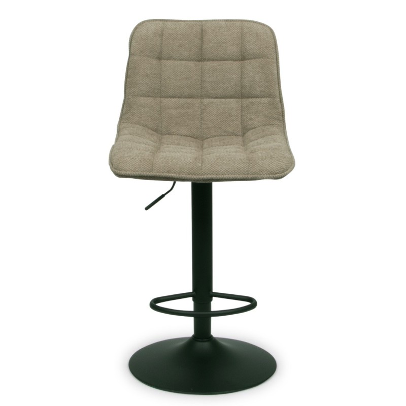Scaun bar ajustabil Luzia, metal, poliester, maro, H.117 cm, MIFU000156-MRM
