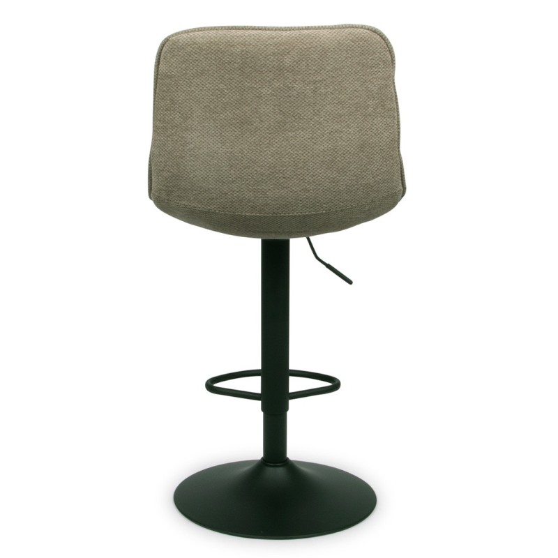 Scaun bar ajustabil Luzia, metal, poliester, maro, H.117 cm, MIFU000156-MRM