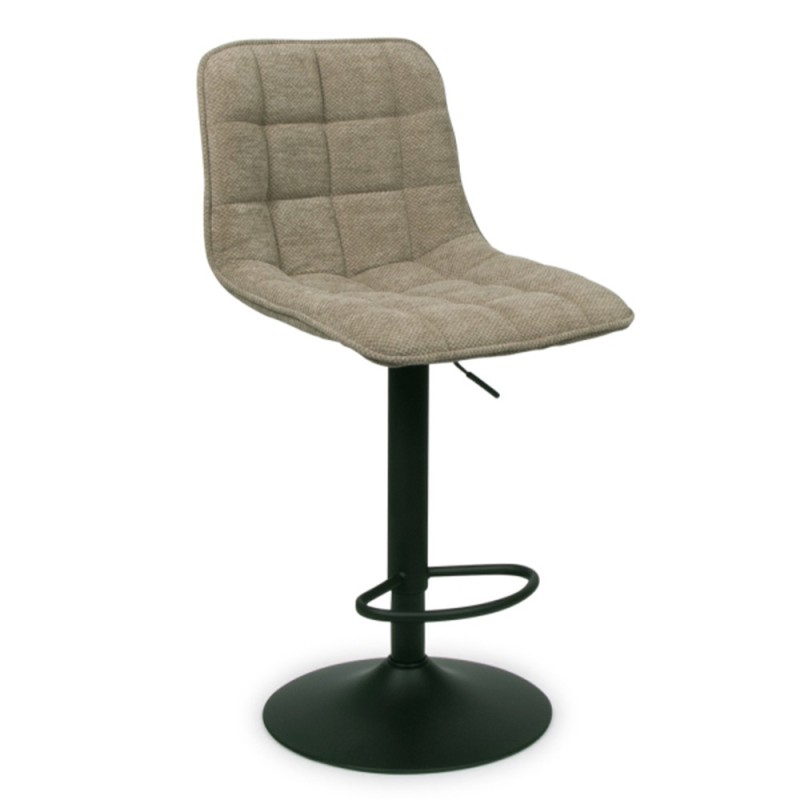 Scaun bar ajustabil Luzia, metal, poliester, maro, H.117 cm, MIFU000156-MRM