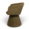 Scaun dining Sezana, metal, poliester, verde, H.79 cm, MIFU000174-GR