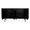 Comoda Samara, MDF, neagra, L.160 cm, MIFU000178-BK