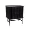 Noptiera Samara, MDF, neagra, H.55 cm, MIFU000179-BK