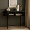 Consola Samara, MDF, neagra, L.100 cm, MIFU000180-BK