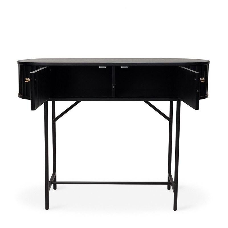 Consola Samara, MDF, neagra, L.100 cm, MIFU000180-BK