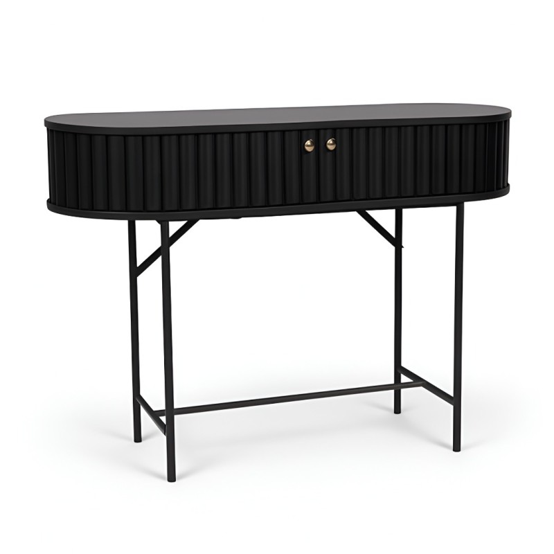 Consola Samara, MDF, neagra, L.100 cm, MIFU000180-BK