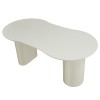 Masa dining Motala, MDF, crem, L.180 cm, MIFU000182-WH