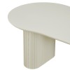 Masa dining Motala, MDF, crem, L.180 cm, MIFU000182-WH