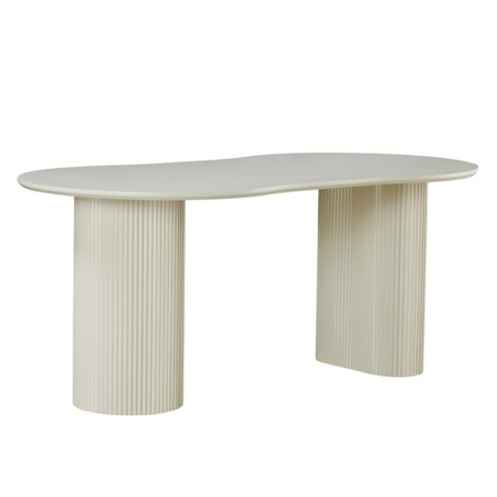 Masa dining Motala, MDF, crem, L.180 cm, MIFU000182-WH