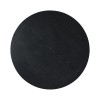 Masa dining Kerava, MDF, neagra, D.120 cm, MIFU000189-BK