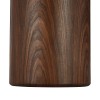 Masa dining Somero, MDF, ceramica, maro/alb, D.120 cm, MIFU000191-BR