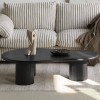 Masuta cafea Tovuz, MDF, negru, L.130 cm, MIFU000196-BK