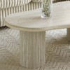 Masuta cafea Tovuz, MDF, gri deschis, L.130 cm, MIFU000196-LGY