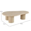 Masuta cafea Tovuz, MDF, bej, L.130 cm, MIFU000196-SD