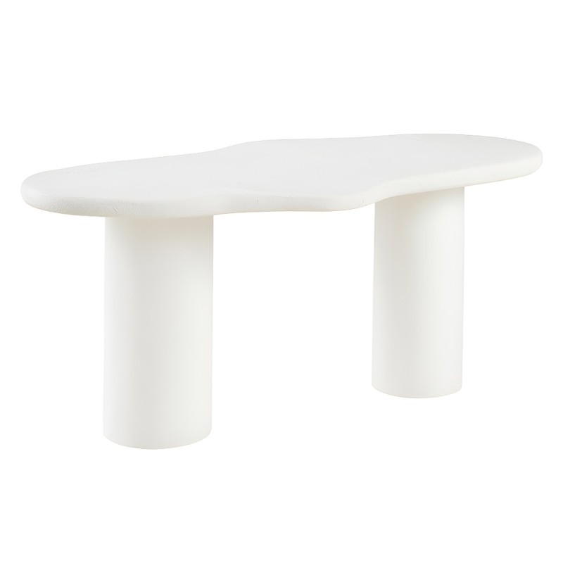 Masa dining Utena, MDF, alba, L.200 cm, MIFU000197-WH
