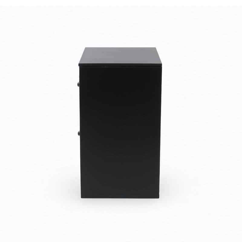 Noptiera Navan, MDF, neagra, H.52 cm, MIFU000202-BK
