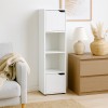 Dulap Shannon, MDF, alb, H.120 cm, MIFU000206-WH