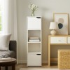 Dulap Shannon, MDF, alb, H.120 cm, MIFU000206-WH