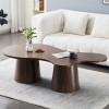 Masuta cafea Toulon, MDF, aspect de nuc, maro, L.150 cm, MIFU000209-WALN