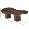 Masuta cafea Toulon, MDF, aspect de nuc, maro, L.150 cm, MIFU000209-WALN