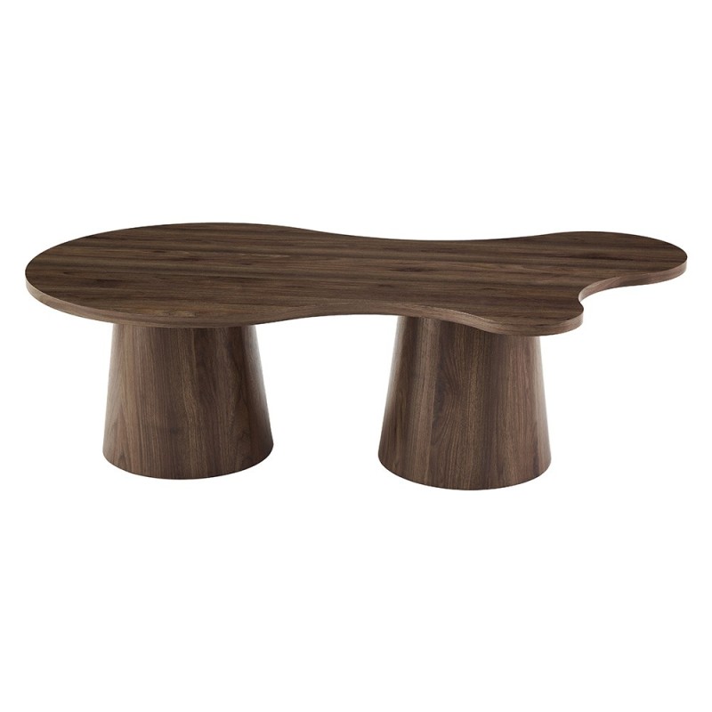 Masuta cafea Toulon, MDF, aspect de nuc, maro, L.150 cm, MIFU000209-WALN