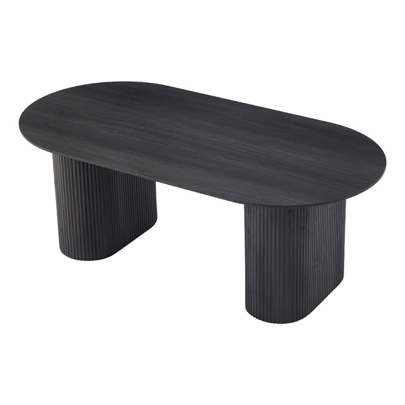 Masuta cafea Calais, MDF, neagra, L.120 cm, MIFU000212-BK