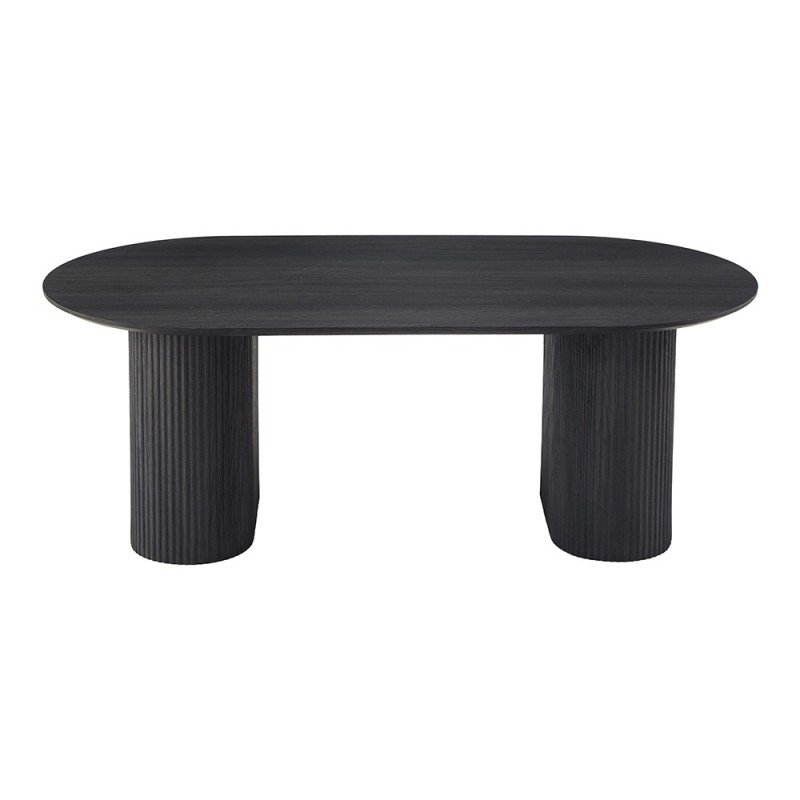 Masuta cafea Calais, MDF, neagra, L.120 cm, MIFU000212-BK