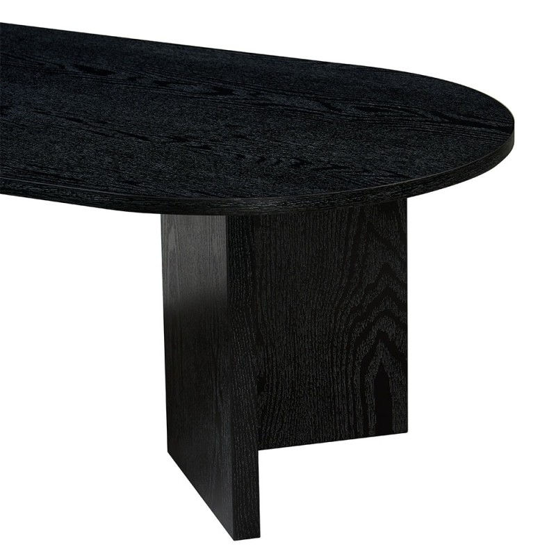 Masuta cafea Kavarna, MDF, neagra, L.120 cm, MIFU000215-BK