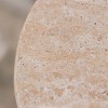 Masuta laterala Skive, compozit, bej, D.37 cm, MIFU000221-BG