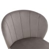 Scaun dining Cadiz, metal, poliester, gri deschis, H.78 cm, MIFU000231-GL