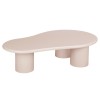 Masuta cafea Tornio, MDF, alb/galbui, L.130 cm, MIFU000232-WH