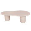 Masuta cafea Tornio, MDF, alb/galbui, L.130 cm, MIFU000232-WH