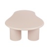 Masuta cafea Tornio, MDF, alb/galbui, L.130 cm, MIFU000232-WH