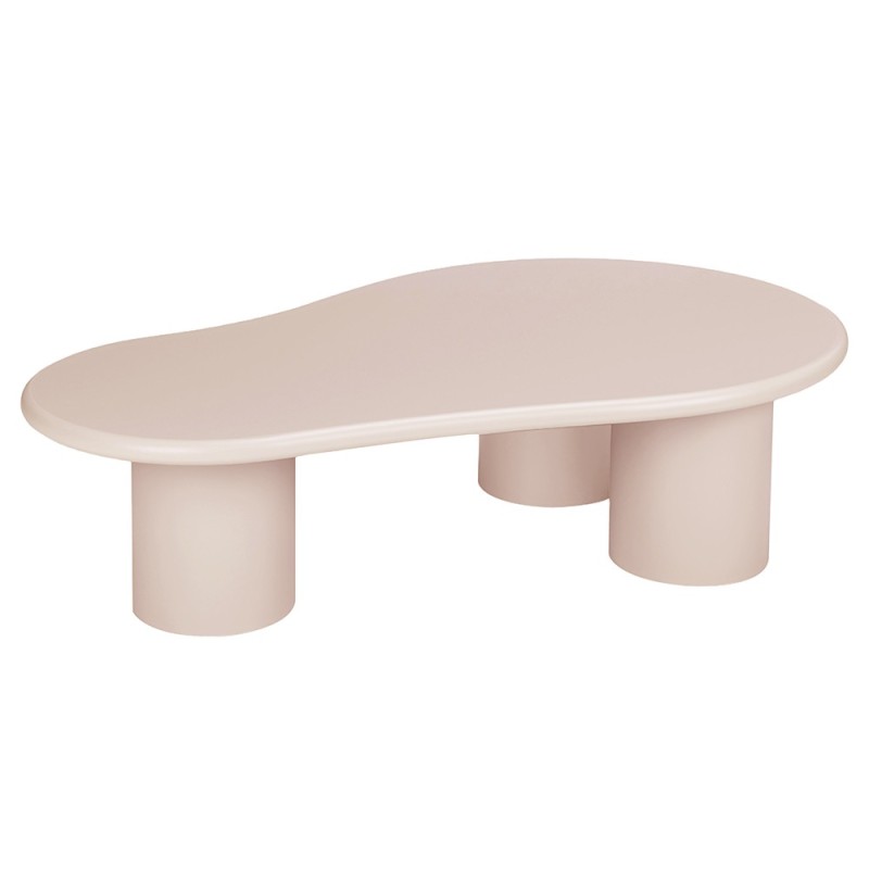 Masuta cafea Tornio, MDF, alb/galbui, L.130 cm, MIFU000232-WH