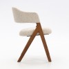 Scaun dining Enna, lemn, material textil, spuma, bej, H.79 cm, MIFU000238-TP
