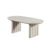 Masuta cafea Zafra, MDF, aspect travertin, bej, L.120 cm, MIFU000243-SD