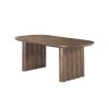Masuta cafea Zafra, MDF, furnir stejar, maro, L.120 cm, MIFU000243-WALN