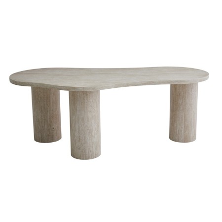 Masa dining Sorano, MDF, aspect travertin, bej, L.210 cm, MIFU000244-SD