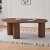 Masa dining Sorano, MDF, furnir de nuc, maro, L.210 cm, MIFU000244-WALN