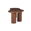 Masa dining Sorano, MDF, furnir de nuc, maro, L.210 cm, MIFU000244-WALN