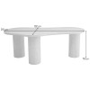 Masa dining Sorano, MDF, furnir de nuc, maro, L.210 cm, MIFU000244-WALN
