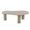 Masuta de cafea Sorano, MDF, aspect travertin, bej, L.140 cm, MIFU000245-SD
