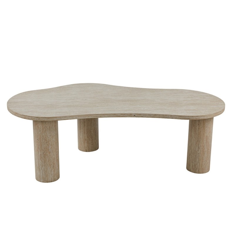 Masuta de cafea Sorano, MDF, aspect travertin, bej, L.140 cm, MIFU000245-SD