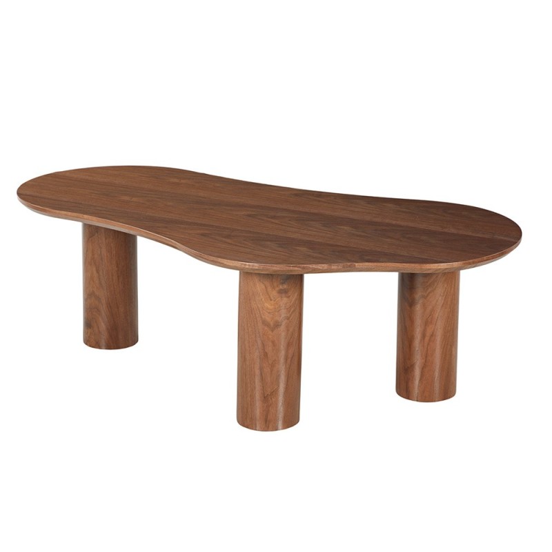 Masuta de cafea Sorano, MDF, aspect lemn, maro, L.140 cm, MIFU000245-WALN